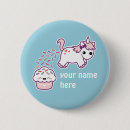 Recherche de licorne rose badges Mignon