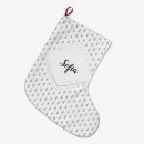 Recherche de neutre chaussette de noël Monogramme