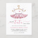 Recherche de ballet baby shower fille invitations Aquarelle