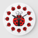 Recherche de de coccinelle horloges Adorable