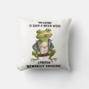Recherche de grenouille drôle coussins Mignon
