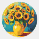 Recherche de peinture tournesol autocollants Contenu générationnel