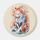 Recherche de style japonais magnets Chat