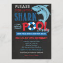 Zoek naar shark party uitnodigingen Haaienzwembadfeest