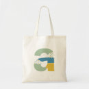 Recherche de initial tote bags Bleu