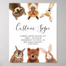 Recherche de woodland animals party decor Baby shower boisé