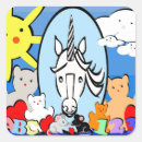 Zoek naar leuke eenhoorns stickers Schattige eenhoorn