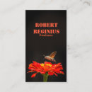 Zoek naar kleurrijke vlinders visitekaartjes Natuur