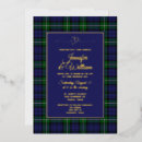 Recherche de clan tartan invitations Élégant
