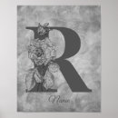 Recherche de monogramme r posters Initiale