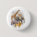Recherche de animaux africains badges Zoo