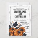 Recherche de joli mariage invitations Automne