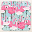 Recherche de flamant dessous de verres Hawaïen