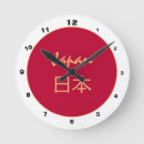 Recherche de drapeau japonais horloges Japonaise