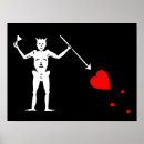 Recherche de barbe noire posters Jolly roger