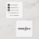 Recherche de chic urbain cartes visite Sobre et élégant