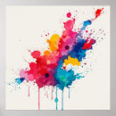 Recherche de éclaboussure de couleur posters Aquarelle