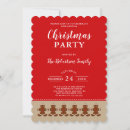 Recherche de gingerbread man invitations Rouge