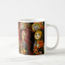 Recherche de poupée russe tasses Bois