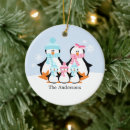 Recherche de pingouins ornements Famille