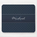 Recherche de monogrammes faits sur commande tapis souris Bleu