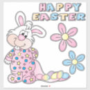 Recherche de lapin de pâques autocollants Rose
