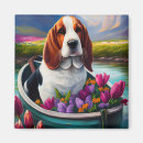 Zoek naar basset hond magneten Huisdier