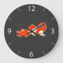 Recherche de dragons chinois horloges Rouge