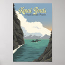 Zoek naar fjorden posters Kenai fjords nationaal park