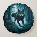 Recherche de pleine lune coussins Loup