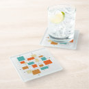 Zoek naar retro stijl onderzetters Sinaasappel