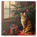 Recherche de chats vintages carreaux Chatte