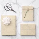 Recherche de vieux vintage papier cadeau Beige