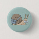 Zoek naar slakken buttons Schattig