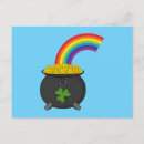 Zoek naar pot van goud briefkaarten Geluk