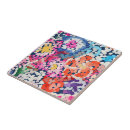 Recherche de peinture abstraite de fleur carreaux Pour tous