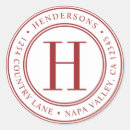 Recherche de de vacances mariage autocollants Monogramme