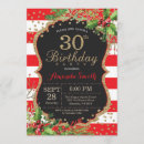Recherche de noir rouge et or invitations Fête d'anniversaire