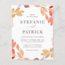 Recherche de feuillage cartes invitations Typographie