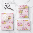 Recherche de or rose faux papier cadeau Girly