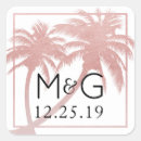Recherche de tropical mariage autocollants Palmier