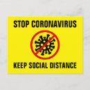 Zoek naar verspreiding briefkaarten Coronavirus