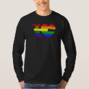 Zoek naar regenboog hart tshirts Gelijkheid