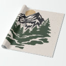 Recherche de montagne papier cadeau Extérieur