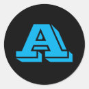 Recherche de majuscule autocollants Alphabet
