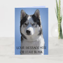 Recherche de husky christmas vœux cartes Malamute