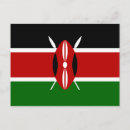 Recherche de drapeau kenya cartes postales Toute personne