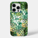 Recherche de ananas tropical iphone coques Bleu