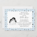 Recherche de penguin baby shower invitations Mignon