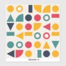 Zoek naar primaire kleuren stickers Retro